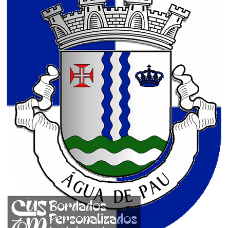 Emblema Bordado Freguesia de Água de Pau (Lagoa, Açores) 1