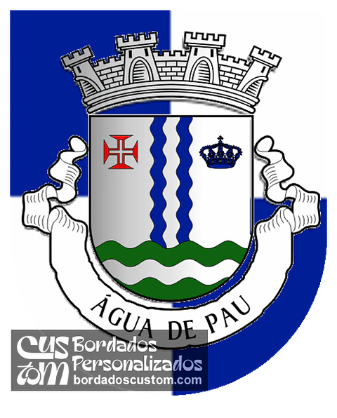 Emblema Bordado Freguesia de Água de Pau (Lagoa, Açores)