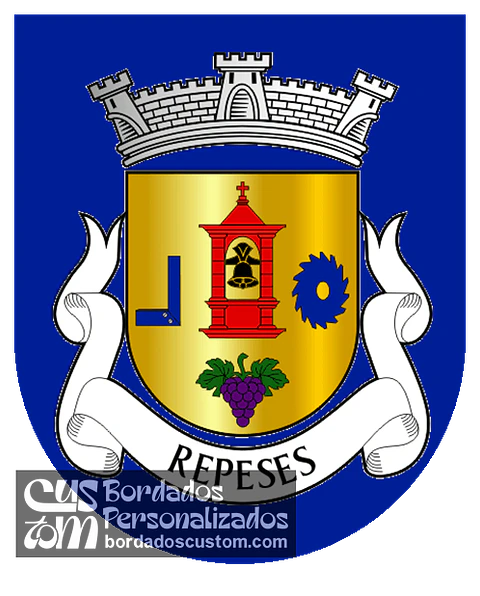 Emblema Bordado Antiga Freguesia de Repeses (Viseu, Viseu)