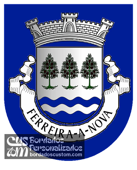 Emblema Bordado Freguesia de Ferreira-a-Nova (Figueira da Foz, Coimbra)