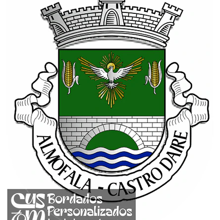 Emblema Bordado Freguesia de Almofala (Castro Daire, Viseu) 1