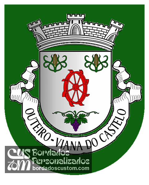 Emblema Bordado Freguesia de Outeiro (Viana do Castelo, Viana do Castelo)