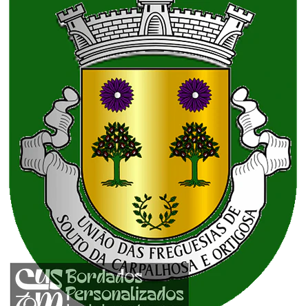 Emblema Bordado Freguesia de Souto da Carpalhosa e Ortigosa (Leiria, Leiria) 1
