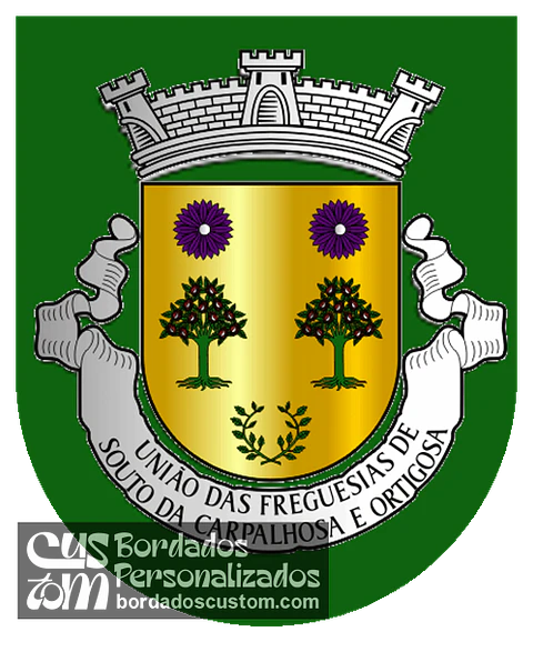 Emblema Bordado Freguesia de Souto da Carpalhosa e Ortigosa (Leiria, Leiria)