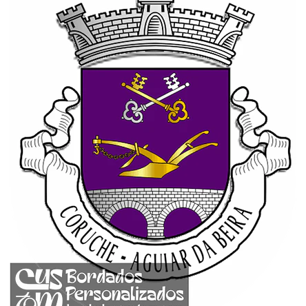 Emblema Bordado Antiga Freguesia de Coruche (Aguiar da Beira, Guarda) 1