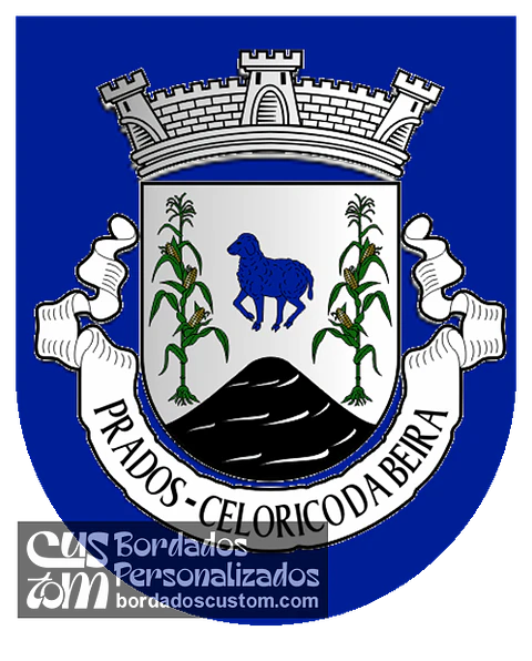Emblema Bordado Freguesia de Prados (Celorico da Beira, Guarda)
