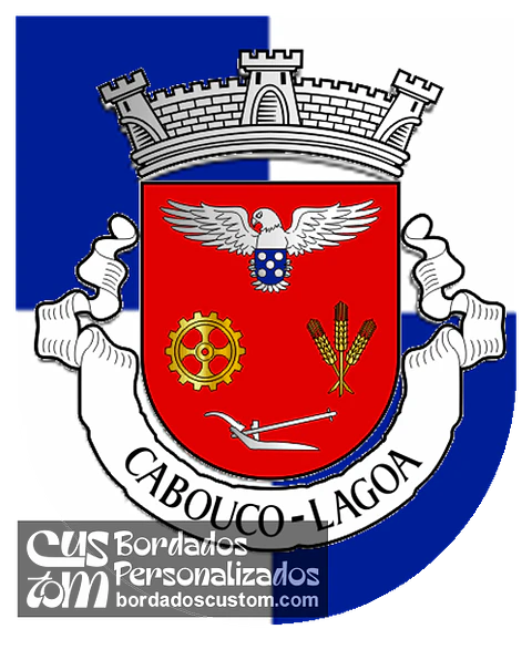 Emblema Bordado Freguesia de Cabouco (Lagoa, Açores)