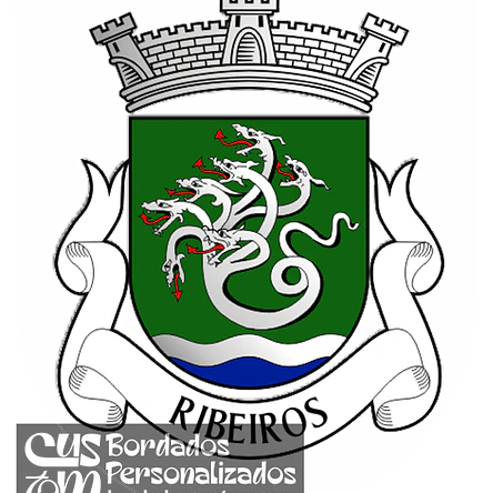 Emblema Bordado Freguesia de Ribeiros (Fafe, Braga) 1