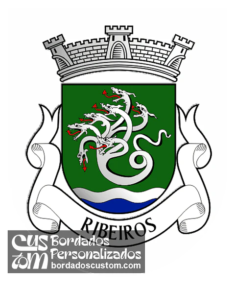 Emblema Bordado Freguesia de Ribeiros (Fafe, Braga)