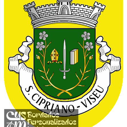 Emblema Bordado Antiga Freguesia de São Cipriano (Viseu, Viseu) 1