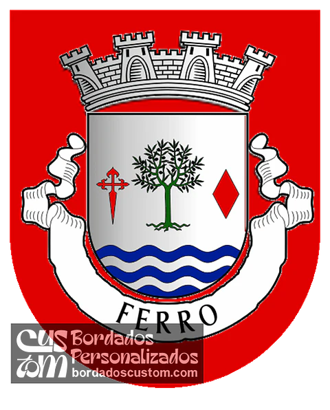 Emblema Bordado Freguesia de Ferro (Covilhã, Castelo Branco)