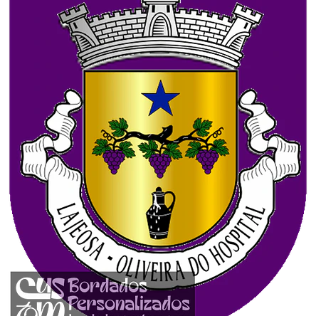 Emblema Bordado Antiga Freguesia de Lajeosa (Oliveira do Hospital, Coimbra) 1