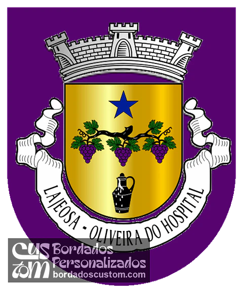 Emblema Bordado Antiga Freguesia de Lajeosa (Oliveira do Hospital, Coimbra)