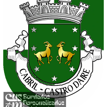 Emblema Bordado Freguesia de Cabril (Castro Daire, Viseu) 1