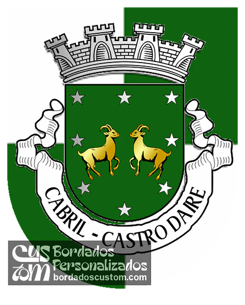 Emblema Bordado Freguesia de Cabril (Castro Daire, Viseu)