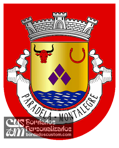 Emblema Bordado Antiga Freguesia de Paradela (Montalegre, Vila Real)