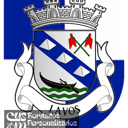 Emblema Bordado Freguesia de Lavos (Figueira da Foz, Coimbra) 1