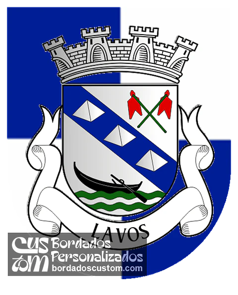 Emblema Bordado Freguesia de Lavos (Figueira da Foz, Coimbra)