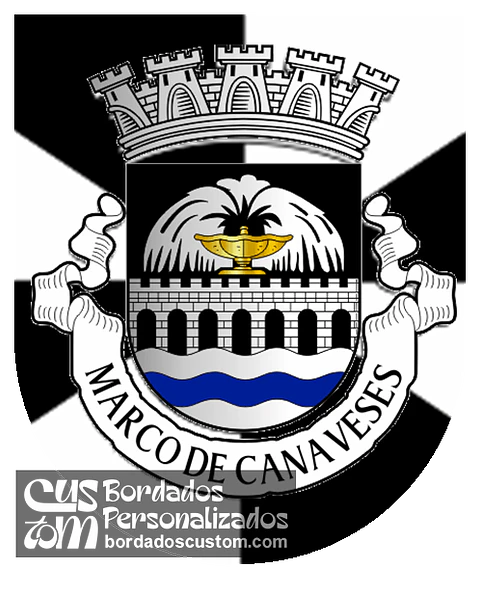 Emblema Bordado Município de Marco de Canaveses (Porto)