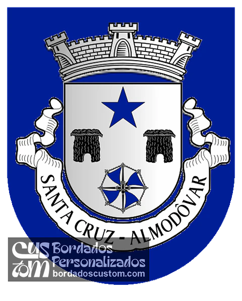 Emblema Bordado Freguesia de Santa Cruz (Almodôvar, Beja)