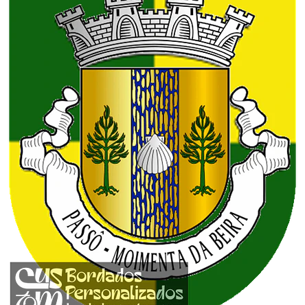 Emblema Bordado Freguesia de Passô (Moimenta da Beira, Viseu) 1