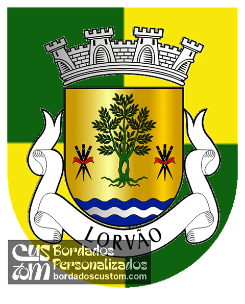 Emblema Bordado Freguesia de Lorvão (Penacova, Coimbra)