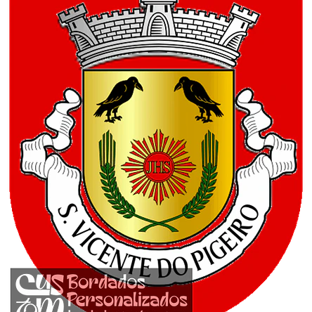 Emblema Bordado Antiga Freguesia de São Vicente do Pigeiro (Évora, Évora) 1