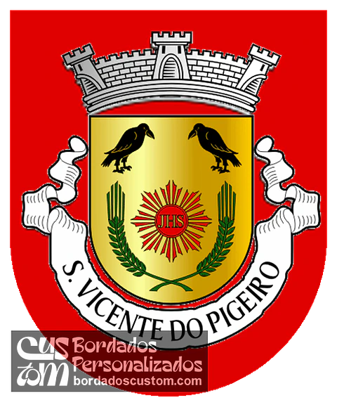 Emblema Bordado Antiga Freguesia de São Vicente do Pigeiro (Évora, Évora)