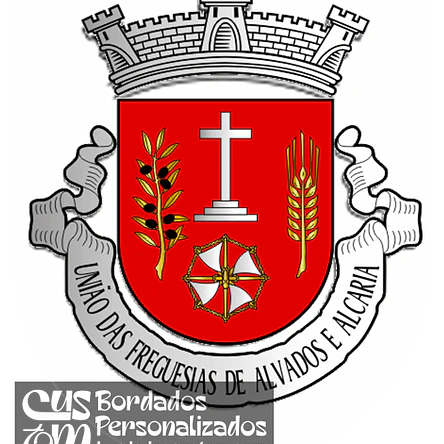 Emblema Bordado Freguesia de Alvados e Alcaria (Porto de Mós, Leiria) 1