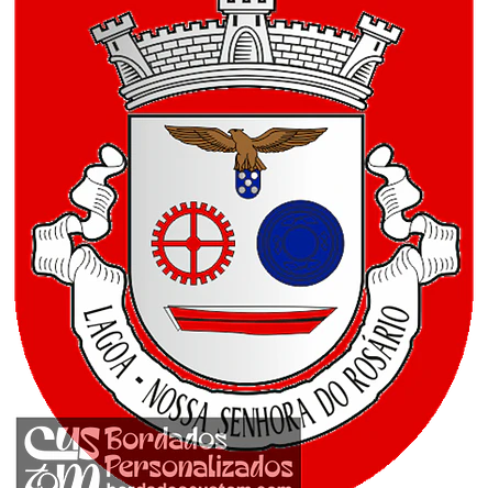 Emblema Bordado Freguesia de Lagoa (Nossa Senhora do Rosário) (Lagoa, Açores) 1
