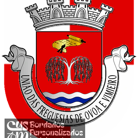 Emblema Bordado Freguesia de Ovoa e Vimieiro (Santa Comba Dão, Viseu) 1