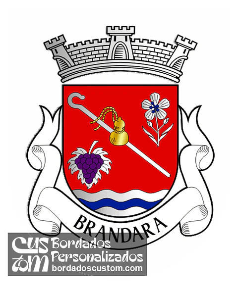 Emblema Bordado Freguesia de Brandara (Ponte de Lima, Viana do Castelo)