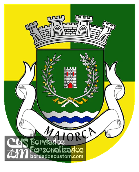 Emblema Bordado Freguesia de Maiorca (Figueira da Foz, Coimbra)