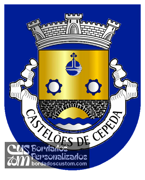 Emblema Bordado Antiga Freguesia de Castelões de Cepeda (Paredes, Porto)