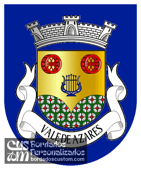 Emblema Bordado Freguesia de Vale de Azares (Celorico da Beira, Guarda)