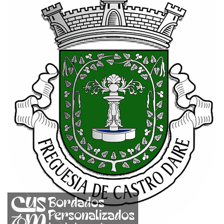 Emblema Bordado Freguesia de Castro Daire (Castro Daire, Viseu) 1