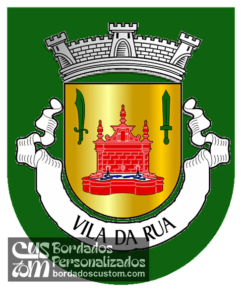 Emblema Bordado Freguesia de Rua (Moimenta da Beira, Viseu)