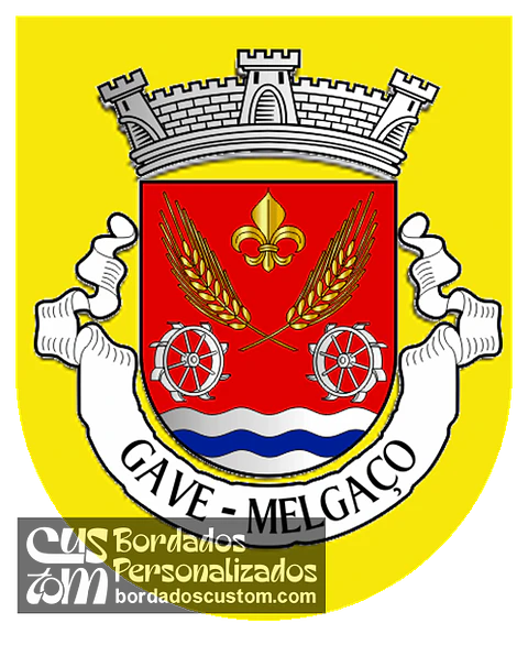 Emblema Bordado Freguesia de Gave (Melgaço, Viana do Castelo)