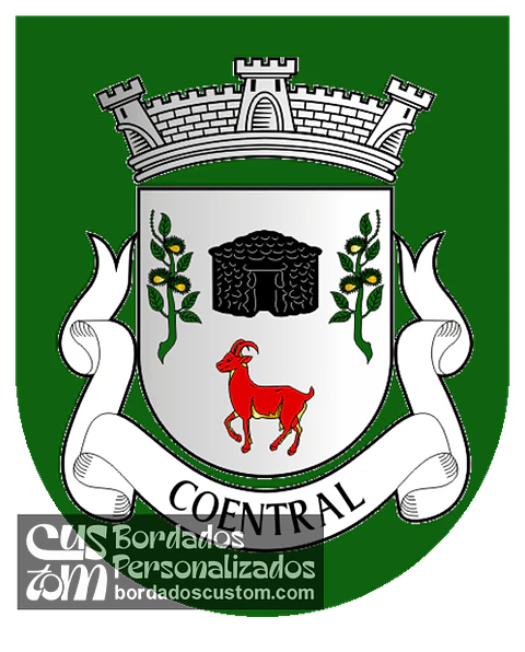 Emblema Bordado Antiga Freguesia de Coentral (Castanheira de Pera, Leiria)