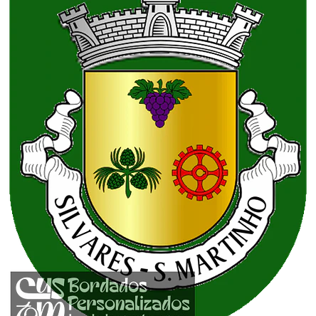 Emblema Bordado Freguesia de Silvares (São Martinho) (Fafe, Braga) 1
