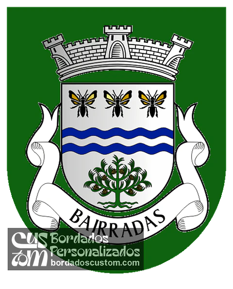 Emblema Bordado Antiga Freguesia de Bairradas (Figueiró dos Vinhos, Leiria)