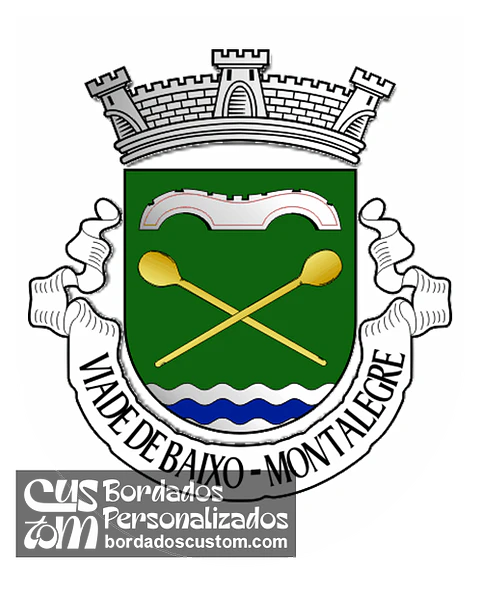 Emblema Bordado Antiga Freguesia de Viade de Baixo (Montalegre, Vila Real)