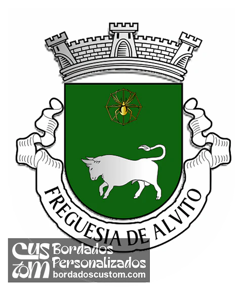 Emblema Bordado Freguesia de Alvito (Alvito, Beja)
