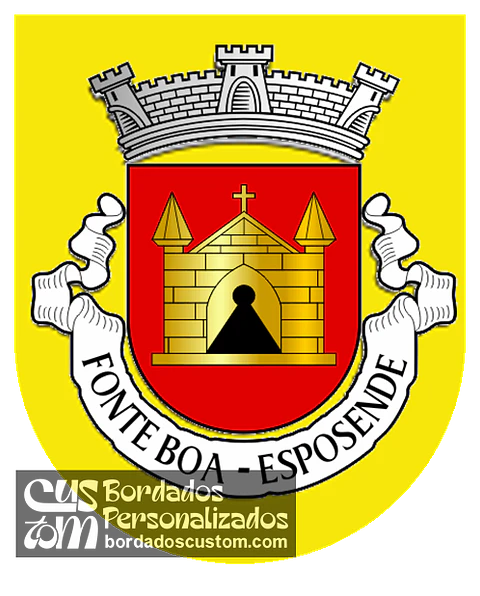 Emblema Bordado Antiga Freguesia de Fonte Boa (Esposende, Braga)