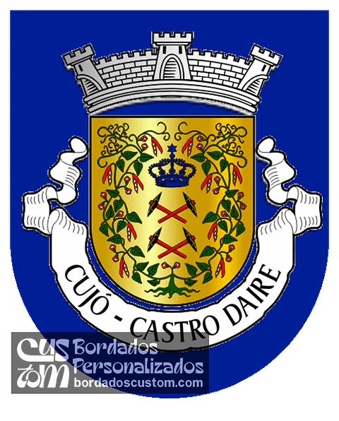 Emblema Bordado Freguesia de Cujó (Castro Daire, Viseu)