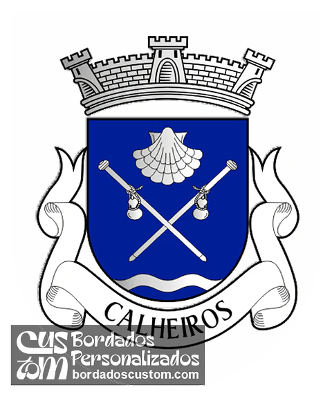 Emblema Bordado Freguesia de Calheiros (Ponte de Lima, Viana do Castelo)
