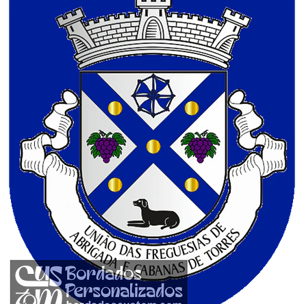 Emblema Bordado Freguesia de Abrigada e Cabanas de Torres (Alenquer, Lisboa) 1