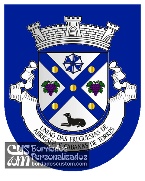 Emblema Bordado Freguesia de Abrigada e Cabanas de Torres (Alenquer, Lisboa)