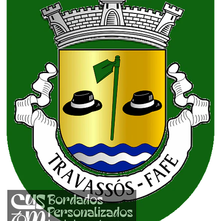 Emblema Bordado Freguesia de Travassós (Fafe, Braga) 1