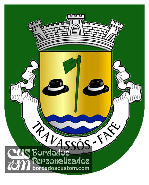 Emblema Bordado Freguesia de Travassós (Fafe, Braga)